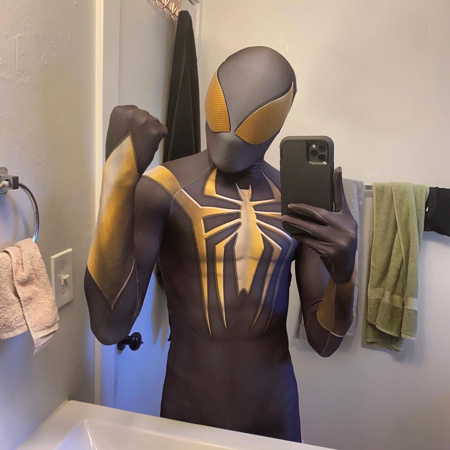 Spider-Man 2 Anti-Ock Suit Costume - Bodysuit Mask Set Spider-Man 2 Anti-Ock Suit Cosplay