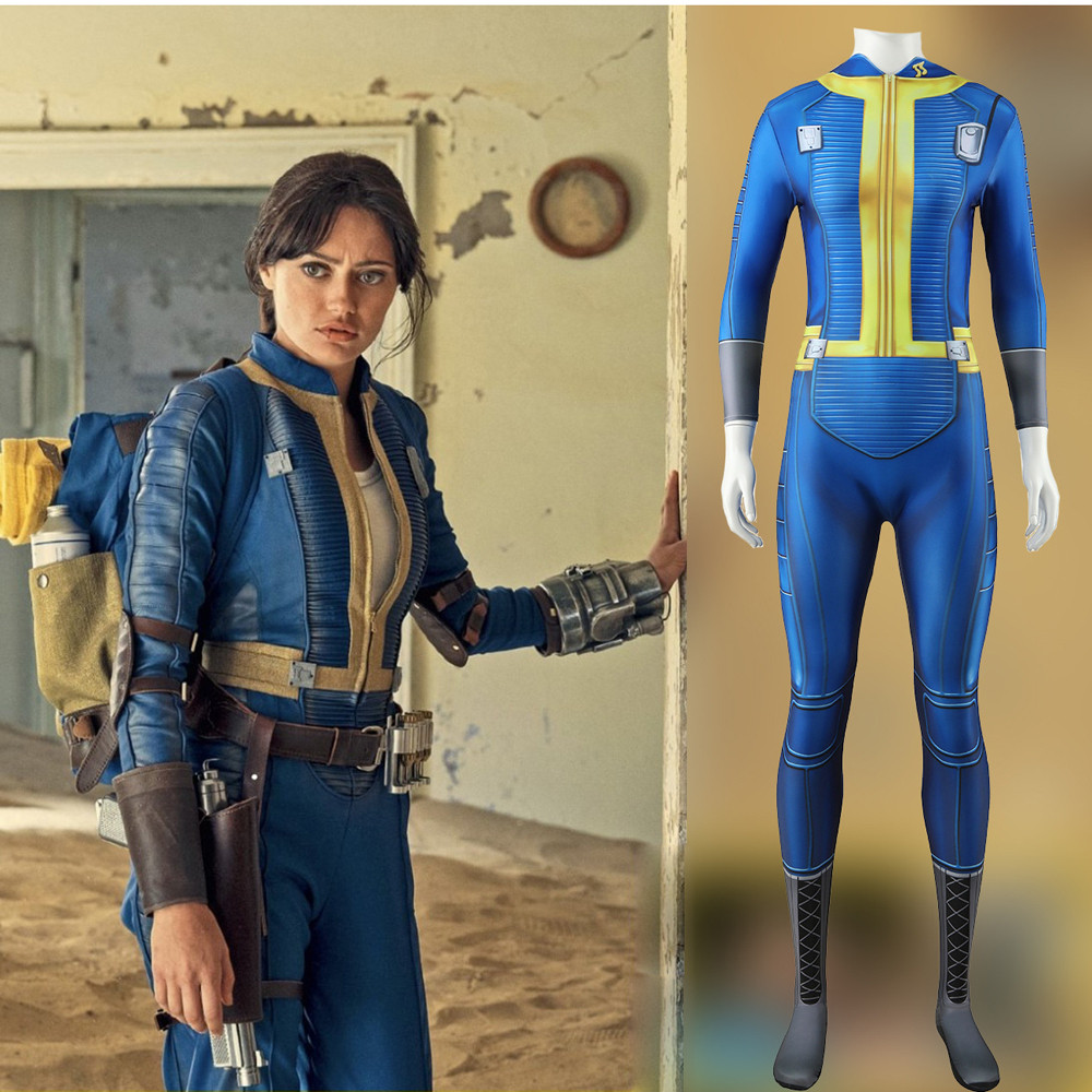 Fallout Vault 33 Dweller Lucy MacLean Costume - Bodysuit Lucy MacLean Cosplay