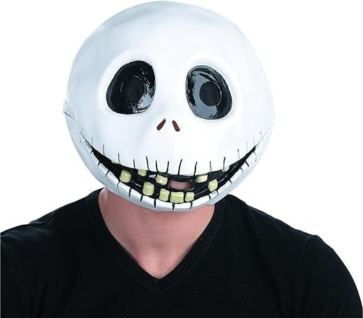 The Nightmare Before Christmas Jack Skellington Mask - Jack Skellington Cosplay Costume Mask Prop