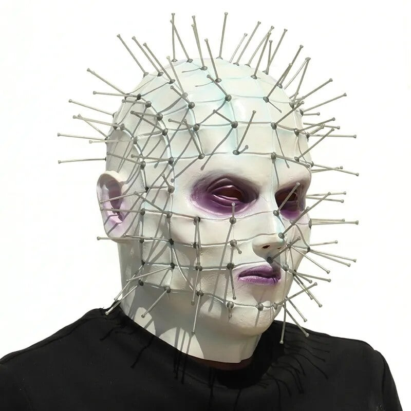 Hellraiser Pinhead Mask - Pinhead Cosplay Costume Mask Prop