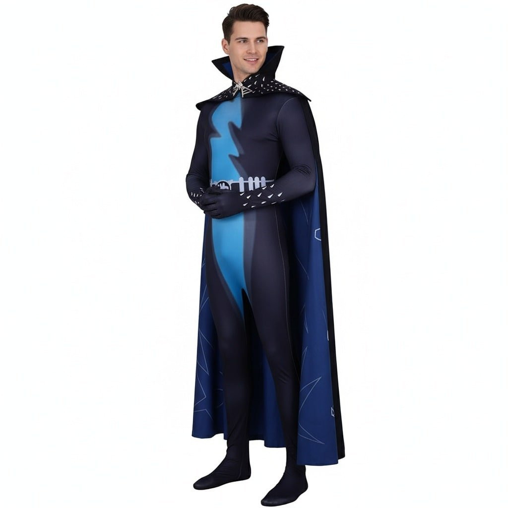 Megamind Deluxe Costume - Bodysuit Cape Megamind Cosplay