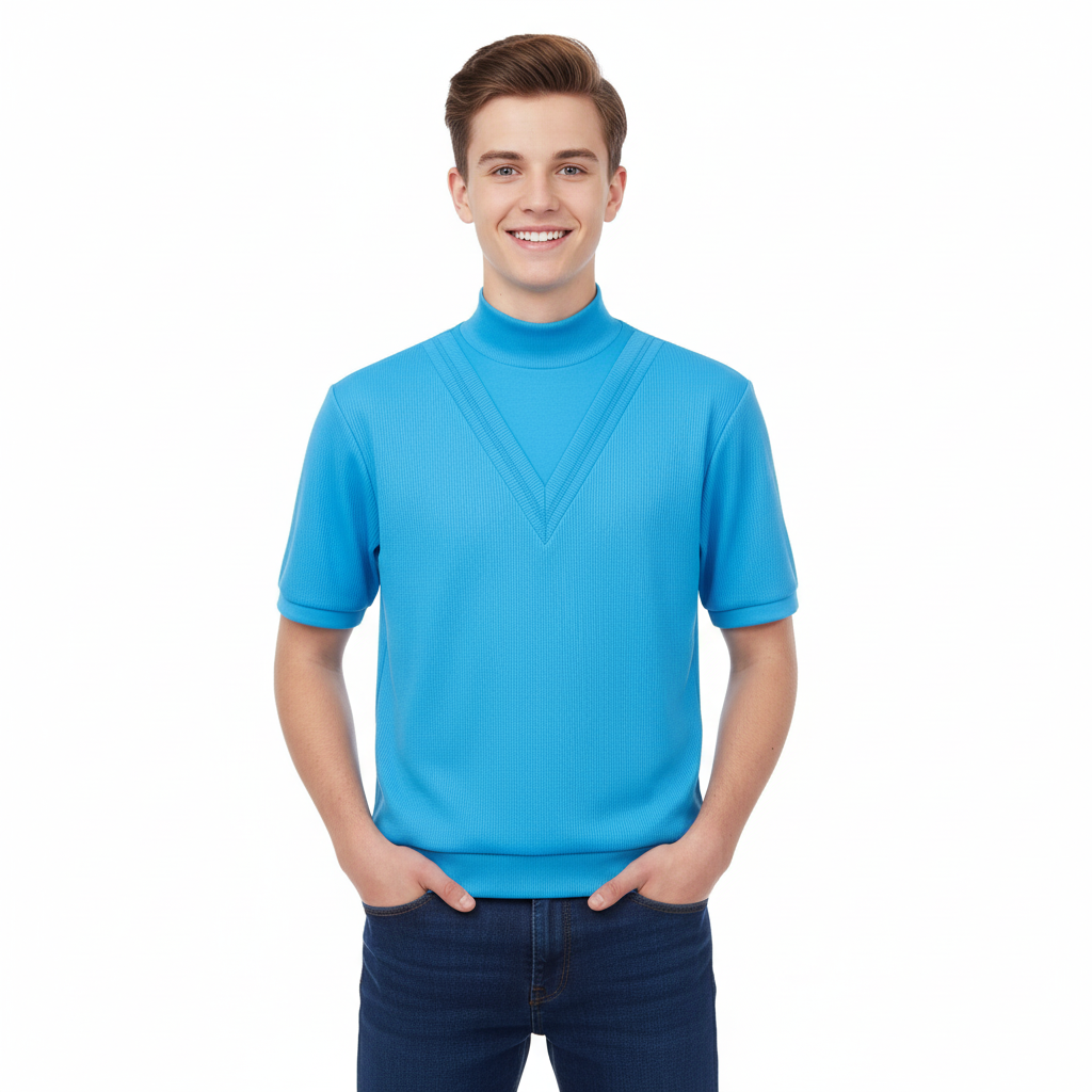 Minecraft Movie Steve Costume - Blue Shirt Pants Steve Cosplay