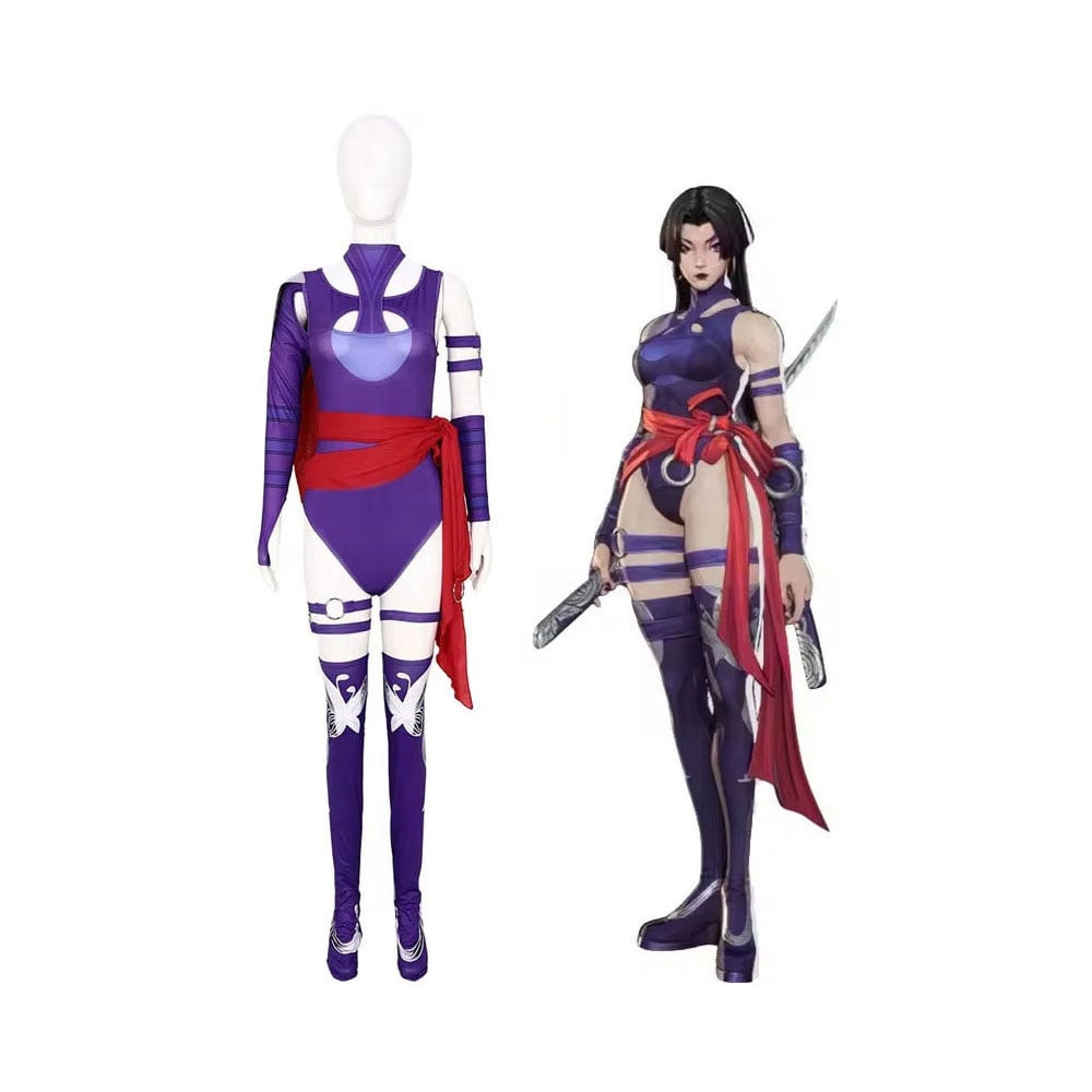 Marvel Rivals Psylocke Costume - Full Set Psylocke Cosplay