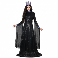 Snow White 2024 Evil Queen Costume - Black Dress Evil Queen Cosplay