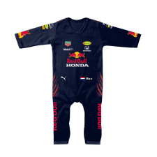 Formula 1 Redbull Dark Blue F1 Racing Suit Racer Driver Jumpsuit Baby Onesie