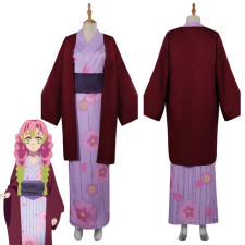 Demon Slayer Mitsuri Kanroji Costume - Bathrobe Mitsuri Kanroji Cosplay