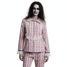 The Exorcist Believer Regan MacNeil Costume - Pink Shirt Pants Regan MacNeil Cosplay