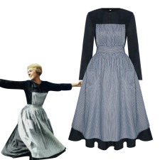 The Sound of Music Maria Costume - Dress Sound of Music Maria Cosplay
