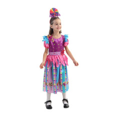 Girls Rainbow Candy Dress Costume - Candy Dress Cosplay