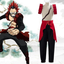 My Hero Academia Kirishima Eijiro Costume - Red Black Pants Set Kirishima Eijiro Cosplay