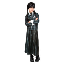 Wednesday Addams Costume - Girls Black School Uniform Nevermore Academy Wednesday Cosplay