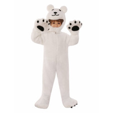 Kids Polar Bear Costume - Onesie Jumpsuit Polar Bear Cosplay