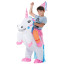 Inflatable Riding Unicorn Costume For Kids