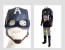 Complete Captain American Cosplay Costume With Shield