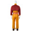 Avatar The Last Airbender Aaang Costume - Orange Red Shirt Pants Accessories Full Set Aang Cosplay