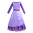 Wish Asha Girls Costume - Purple Dress Asha Cosplay