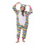 Kids Rainbow Cat Costume - Onesie Jumpsuit Rainbow Cat Cosplay