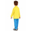 Kids Charlie and the Chocolate Factory 2005 Charlie Bucket Costume - Yellow Coat Pants Set Charlie Bucket Cosplay