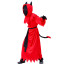 Kids Devil Costume - Glowing Eyes Red Hood Dress Mask Set Devil Cosplay
