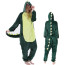 Kids Green Dinosaur Costume - Onesie Jumpsuit Green Dinosaur Cosplay