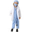 Kids Doctor Costume - Light Blue Scrub Suit and Coat Doctor Cosplay
