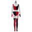 Harley Quinn Animated Series Harley Quinn Costume - Red Black Crop Top Short Set Harley Quinn Cosplay