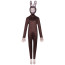 Labubu The Monsters Zimomo Costume - Brown Bodysuit Mask Set Zimomo Cosplay