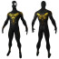 Midnight Sun Venom Suit Costume - Black And Gold Bodysuit Mask Venom Cosplay