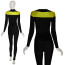 X-Men Dark Phoenix X-Men Uniform Costume - Female Black Yellow Bodysuit X-Men Cosplay