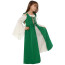 Girls Medieval Renaissance Costume - Dress Medieval Cosplay Red Black Green Blue