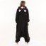 Kids Pink Black Pig Costume - Onesie Jumpsuit Pink Black Pig Cosplay