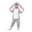 Kids Grey Rabbit Costume - Onesie Jumpsuit Grey Rabbit Cosplay