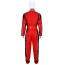 Formula 1 Racing Suit Costume - Red Jumpsuit Racer Driver Cosplay