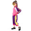 Girls 90s Tracksuit Costume - Purple Jacket Pants 90s Tracksuit Cosplay