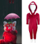 Kids Turning Red Meilin Lee Panda Costume - Onesie Jumpsuit Meilin Lee Panda Cosplay
