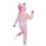 Kids Pink Camouflage Unicorn Costume - Onesie Jumpsuit Pink Camouflage Unicorn Cosplay