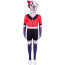Hazbin Hotel Vaggie Costume - Red Bodysuit Mask Set Vaggie Cosplay
