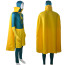 Wanda Vision Vision Costume - Blue Yellow Bodysuit Cape Set Vision Cosplay