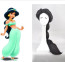 Jasmine Aladdin Hair Wig Cosplay
