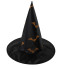 Halloween Prop Witch Black Velvet With Ribbon Hat Costume