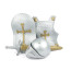 Halloween Roleplay Kids Crusader Knight Costume Sword, Helmet, Shield, Breastplate