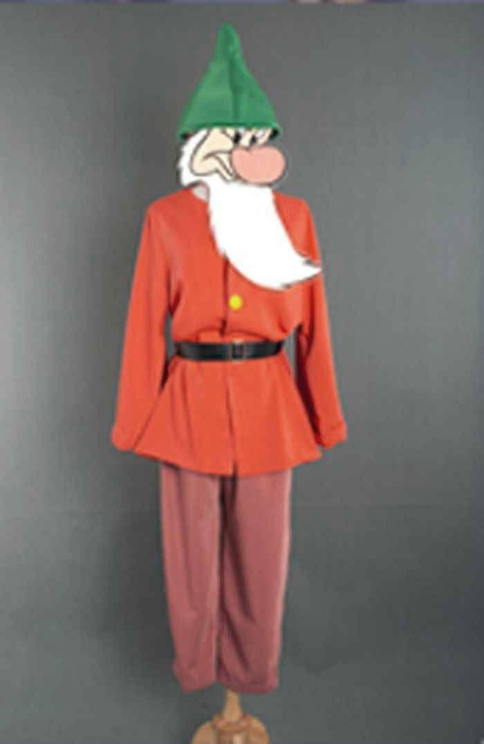 Sneezy Snow White and The Seven Dwarfs Cosplay Costume