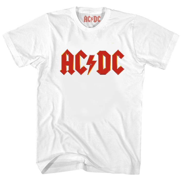 AC/DC Costume - White Shirt AC/DC Cosplay