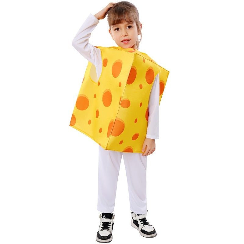 Kids Cheese Costume - Cheese Wedge Cosplay