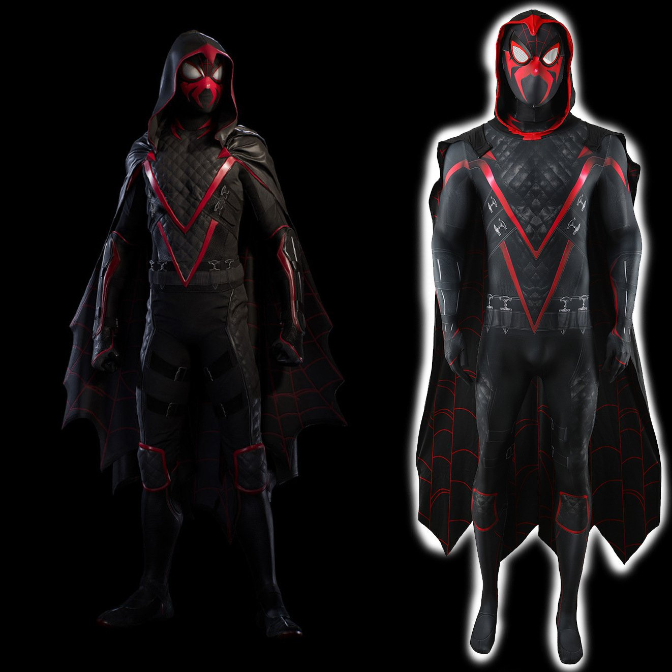 Spider-Man 2 Shadow-Spider Body Suit Costume - Bodysuit Shadow-Spider Cosplay