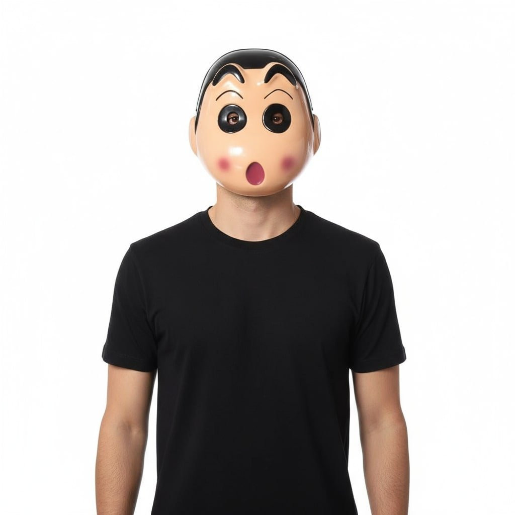 Crayon Shin Chan Shinnosuke Nohara Mask Prop - Crayon Shin Chan Cosplay Costume Mask