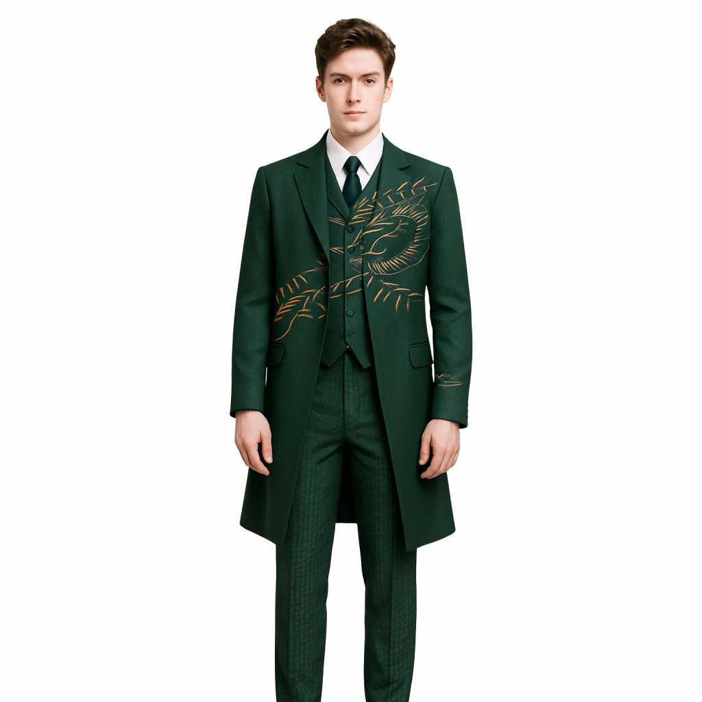Wicked The Wizard of Oz Costume - Green Suit Wizard of Oz Cosplay