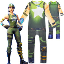 Fortnite Female Soldier Cosplay Costume