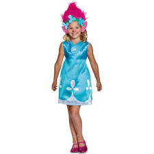Trolls World Tour Girls Classic Poppy Costume