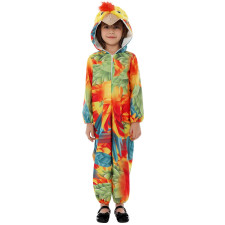 Kids Colorful Chicken Costume - Onesie Jumpsuit Chicken Cosplay